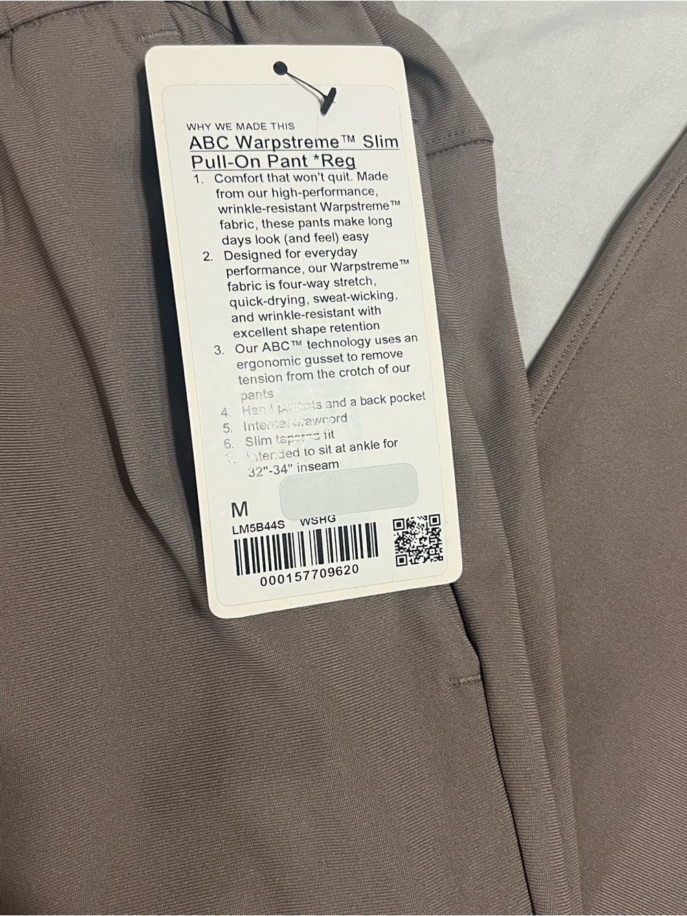 Lululemon ABC pull on pants - Picture 2 of 2